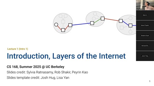 01 Intro 1 Layers of the Internet 计算机网络-伯克利