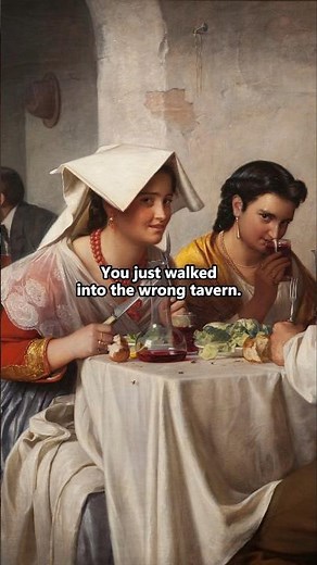 In a Roman Osteria (1866) by Carl Bloch