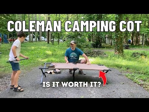 Coleman Trailhead II Camping Cot Unboxing Review