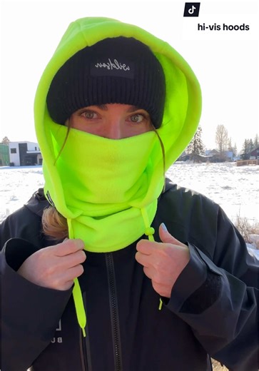 Hi-Vis Fleece Hoods Back in Stock for Winter