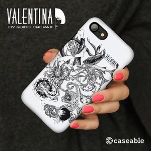 Transform your case into a story with the official Valentina designs by Guido Crepax🖋📱 Check out his designs here: bit.ly/2zGzVhh | caseable