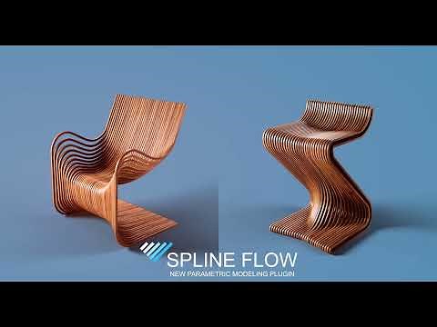 Spline Flow – Parametric Spline Modeling plugin for 3Ds Max. First Intro