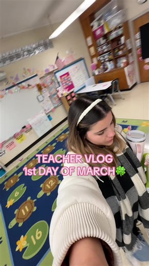 soo happy it’s March and we have spring break at the end of the month 🤩 #firstgradeteacher #morningroutine #teachervlog #teacherlife #teachersoftiktok