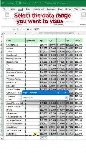 Instant Data Trends in Excel 📈✨