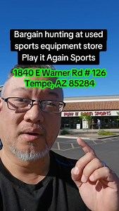 Bargain hunting at used sports equipment store Play it Again Sports #thrift #used #phoenix #dealfindershops #bargain | Deal Finder Shops