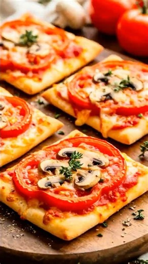 Square Mini Pizzas in 20 Min | Perfect Quick Snack