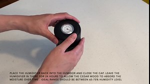 Fortune Nexus 2 Pack Black Bar Cigar Humidor Humidifier Increase Humidity Keep Cigars/Tobacco Fresh