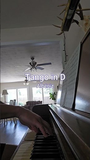 Tango in D (Op. 165 No. 2) — Isaac Albéniz | Piano #shorts