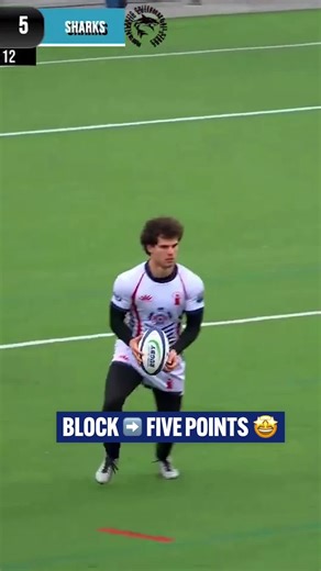 The Mid-Atlantic sharks are playing high-level rugby. 📈 ##NationalCollegiateRugby##NCR