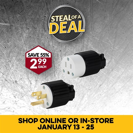 Got a cord that needs repair? 🔌 Actually, at this price, you’d better pick up a few cord ends even if you don’t. Then when wires get frayed, your nerves won’t be. 👉 https://prnc.es/49sakcI | Princess Auto