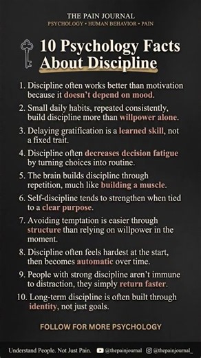 10 Psychology Facts About Discipline #discipline #psychologyfacts