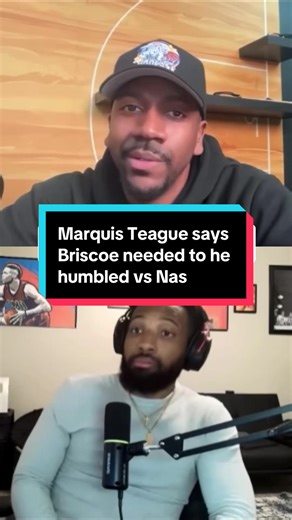 Marquis Teague says Isaiah Briscoe should’ve came into the Nas 1v1 with more respect and that Nas would’ve won big if the crowd didn’t get involved 👀
