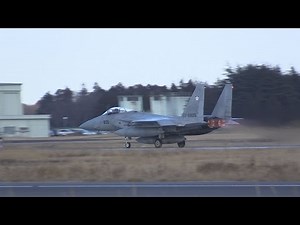 F-15の全開離陸は大迫力!!です / JASDF F-15 Full burner take-off