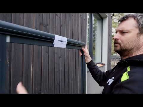 How to install Insect screen window – ROLLER BLIND