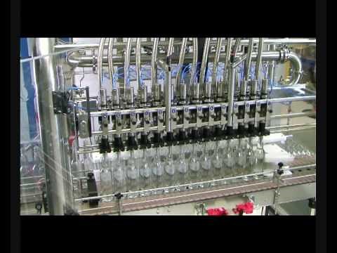 Vacuum liquid filling machines - AF 0080 fully automatic in-line filling system
