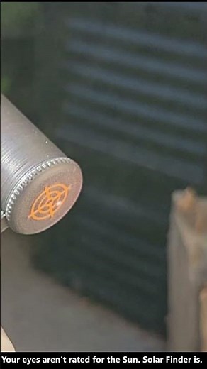 How to Aim Your Telescope at the Sun (Projection Finder Demo)