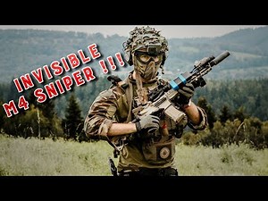 INVISIBLE Airsoft M4 SNIPER !!! 40 KILLS / 0 Deaths !!!