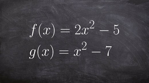 Composing two quadratic functions