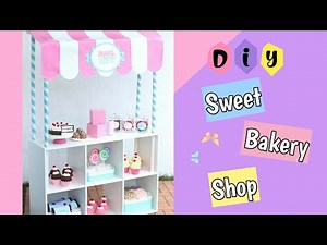 Diy Miniature Bakery Shop / Miniature Bakery Shop/ How to make sweet bakery shop /Anku art and craft