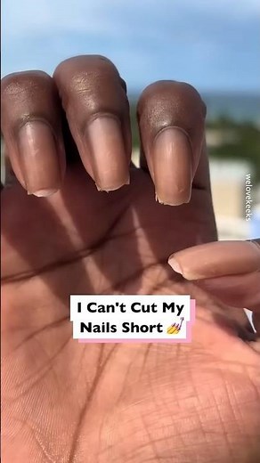Why I CAN’T cut my nails short 😱💅 #nails #longnails #nailcare #manicure #nailhealth