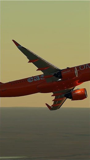 Minimalist Aviation: easyJet Airbus A320 Takeoff ✈️