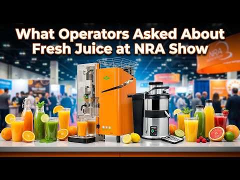 What Foodservice Operators Asked About Fresh Juice at The National Restaurant Association Show