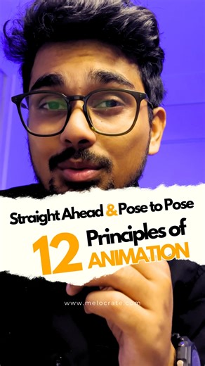Melocrate Studio | Animation & Design on Instagram: "Straight Ahead vs Pose-to-Pose — let’s break it down! 1. Straight Ahead Animation This is a more organic method. You start animating from the first drawing and continue straight through to the end — no key poses planned ahead. It’s spontaneous, fluid, and often unpredictable. Think of it like improv acting — you’re reacting in the moment, letting the movement evolve as you draw. It’s ideal for wild, dynamic action like fire, water, hair moveme