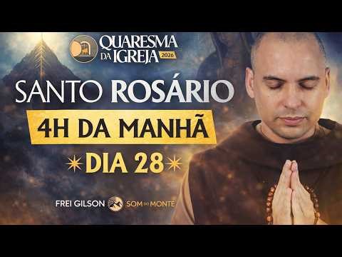 Santo Rosário às 4h da manhã 🙏 Milagre silencioso que transforma vidas | Frei Gilson