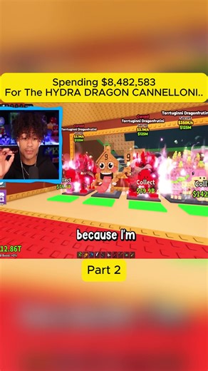 Spending $8,482,583 For The HYDRA DRAGON CANNELLONI.. Part 2 #foltyn #roblox #fyp #foryoupage #trending