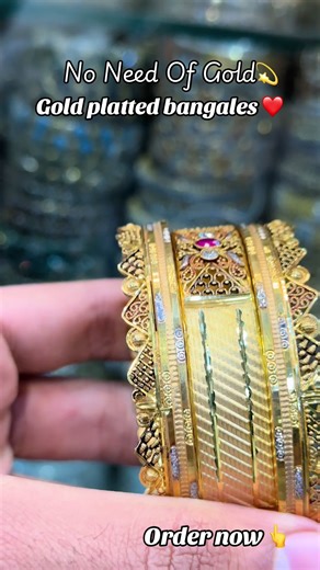 Unique Imitation Jewelry: Affordable Gold Plated Bangles