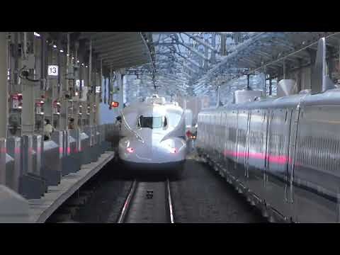 【4K駅見学】東海道新幹線・京都駅にて新幹線を見学～20230820-01～Japan Railway Tokaido Shinkansen～