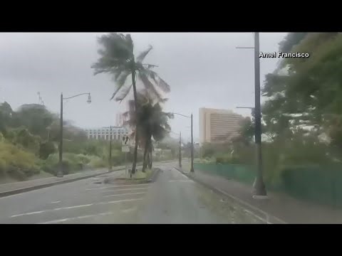 Typhoon Mawar pummels Guam with fierce winds, rain and storm surge