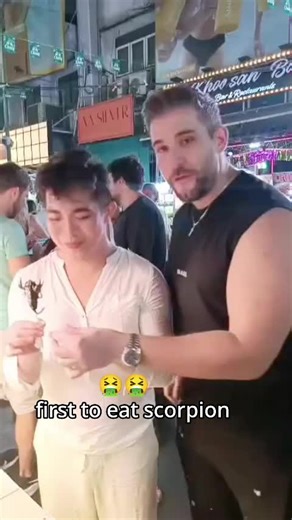 First to Eat Scorpion Challenge in the Philippines
