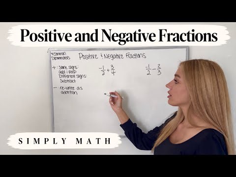 Adding & Subtracting Positive and Negative Fractions | 7th Grade Math