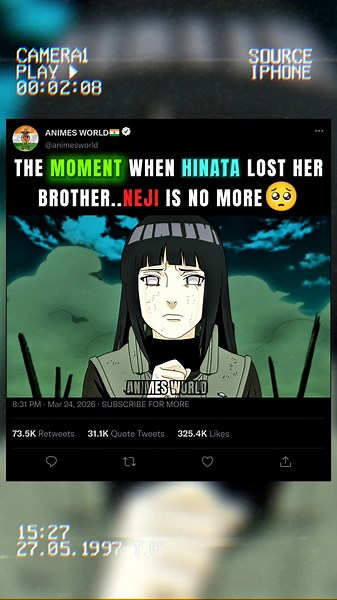 hinata lost her brother🥺#narutoshippuden #short