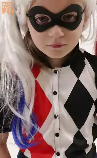 ♣Harley Quinn Costume for Girls - Made By Funidelia♦