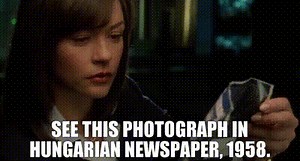 see this photograph in Hungarian newspaper, 1958.