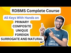 RDBMS Keys Explained with Hands-On Examples | Primary, Composite, Foreign, Surrogate & More!