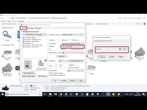 Como configurar impressoras Epson L3150, L3250, L395, L220, L1300, L4150, para sublimação