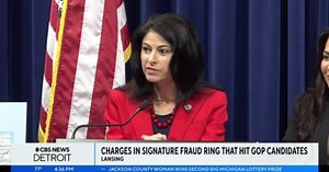 Charges announced for three behind massive signature scandal in Michigan governor's race