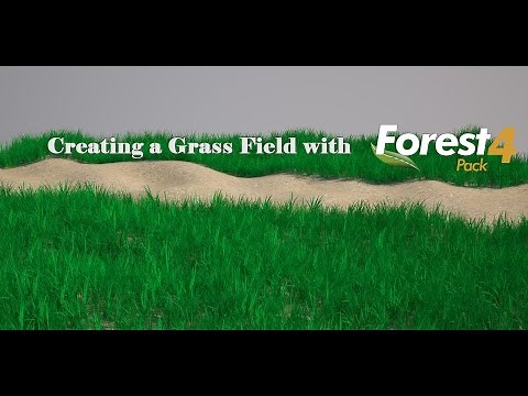Creating a Custom Grass Field with Forest Pack Pro