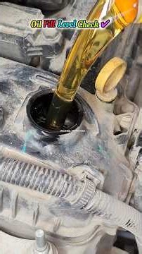 Engine Oil Filling & Level Check Made Easy 🔧😊
