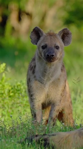 the hyena makes the trouble nad hunted by Mr bushmen