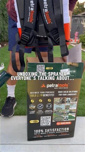 Unboxing the PetraTools HD4000 Battery Powered Backpack Sprayer with @diydadnextdoor.