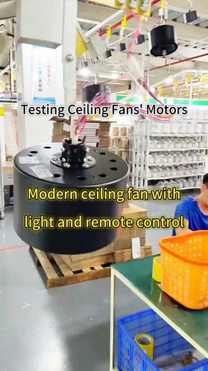 We test every ceiling fans' motor to make sure the whole order is...