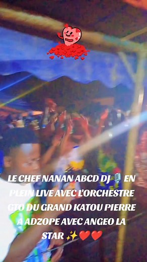 #BOUMMM 🚨EN LIIIIIIIVVE LE CHEF NANAN ABCD DJ 🎙️ A MIS LE FEU 🔥 DANS L'ORCHESTRE GTO DU MONUMENT KATOU PIERRE AVEC ANGEO LA STAR ✨, depuis Adzope,ÉCOUTER LE CORRIDOR EST UN GRAND TALENT PUR POUR LA MUSIQUE ATTIE ❤️❤️❤️ MERCI AU CHEF D'ORCHESTRE KATOU PIERRE (KP) D'AVOIR LAISSÉ SON PETIT FILS NANAN ABCD DJ 🎙️ DE S'EXPRIMÉ DANS SON ''''ORCHESTRE GTO''''❤️❤️❤️❤️❤️❤️ LA MUSIQUE ATTIE ✅✅✅🇨🇮🤝💪🏿🎙️✅ | N'cho Romaric Assi