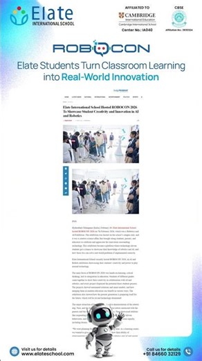 From Classroom Ideas to Real-World Innovation | Elate ROBOCON 2026