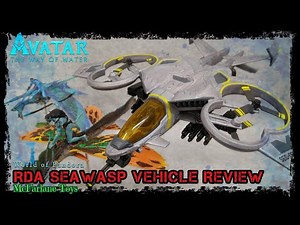 Avatar The Way of Water RDA Seawasp Vehicle toy Review McFarlane Toys