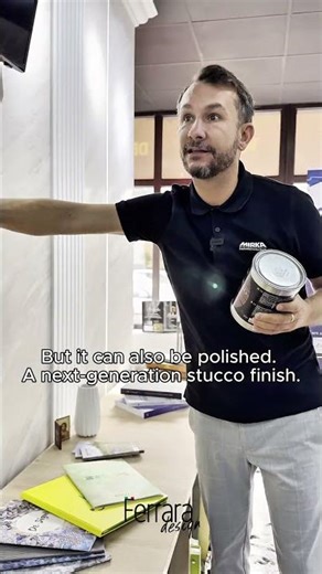 Incantesimo Nero 1345 – Stucco Decorative Finish with Marble Effect | Ferrara Design Italy