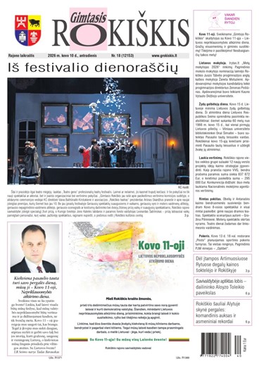 „Gimtasis Rokiškis“ jau pakeliui pas jus! - Gimtasis Rokiškis